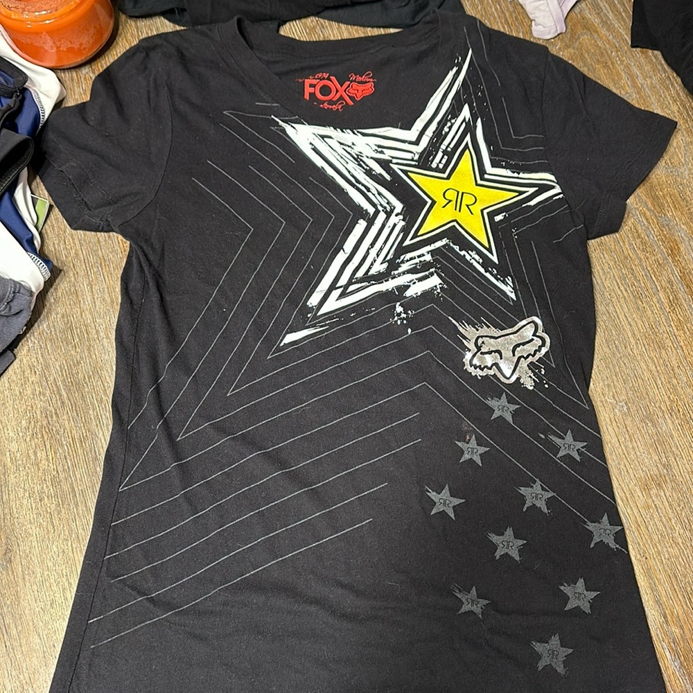 Women’s Fox Rockstar energy drink size small